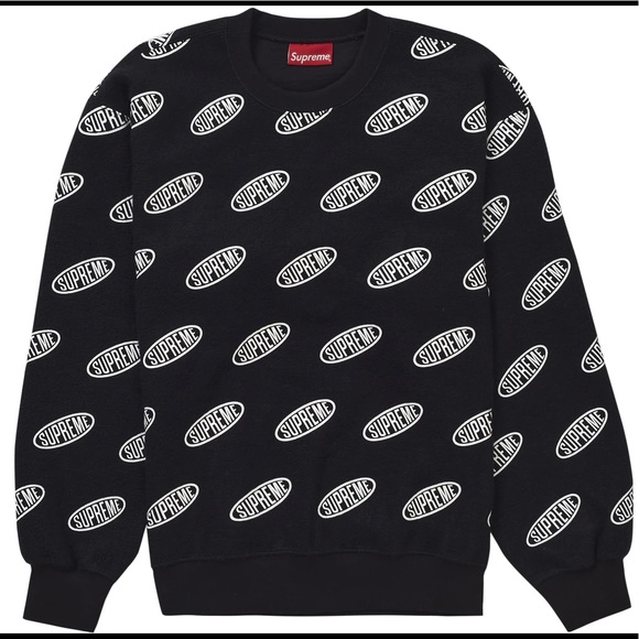 Supreme Other - Supreme Reversible Liner Crewneck Sweater Worn Once Black Size Medium